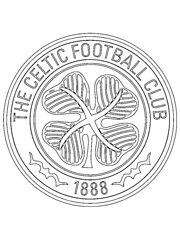 Celtic FC Coloriage Celtic FC Coloriage