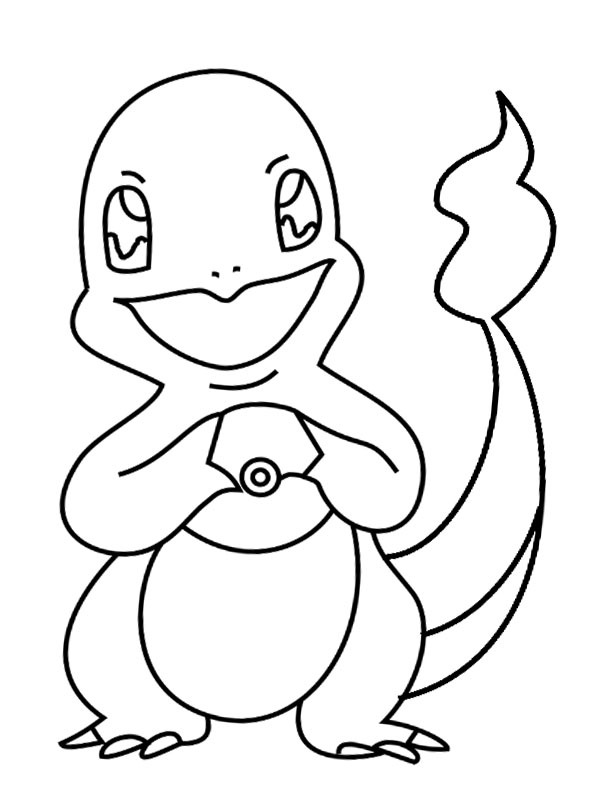 Salamèche Coloriage Salamèche Coloriage