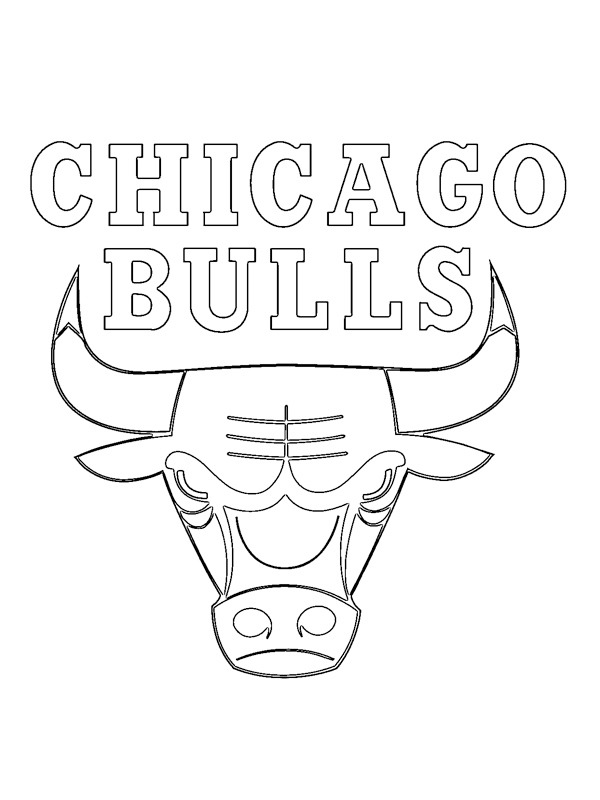 chicago bulls Coloriage