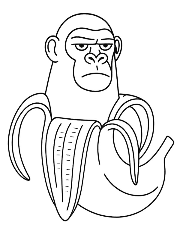 Chimpanzini Bananini Coloriage Chimpanzini Bananini Coloriage