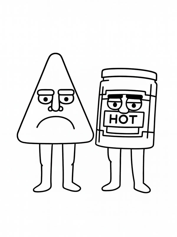 Chipso and Queso Coloriage Chipso and Queso Coloriage