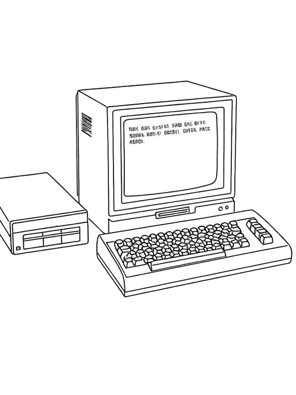 Commodore 64 Coloriage Commodore 64 Coloriage