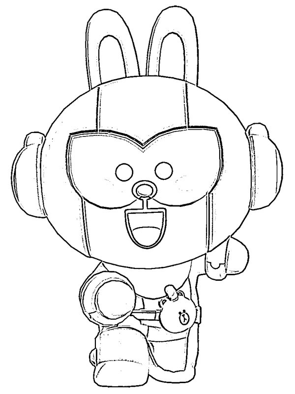 Cony Max Brawl Stars Coloriage Cony Max Brawl Stars Coloriage