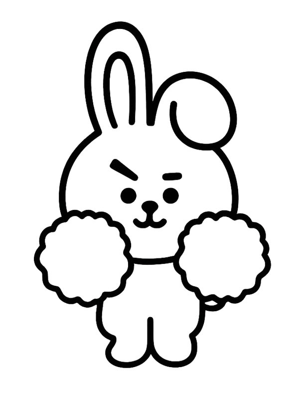 Cooky (BT21) Coloriage Cooky (BT21) Coloriage