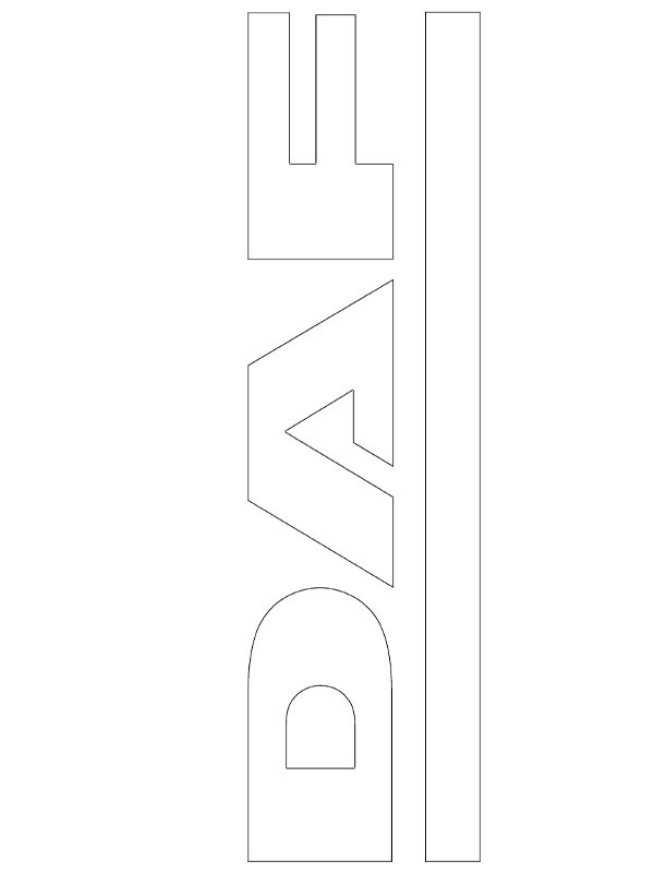 Logo DAF Coloriage Logo DAF Coloriage