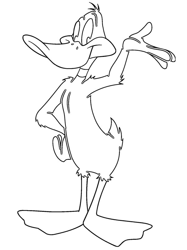 Daffy Duck Coloriage Daffy Duck Coloriage