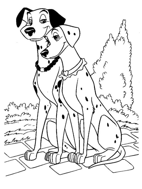 Coloriage Dalmatien De Disney Adulte Dessin Disney Adulte à imprimer