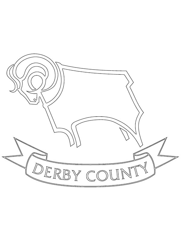 Derby County Football Club Coloriage Derby County Football Club Coloriage