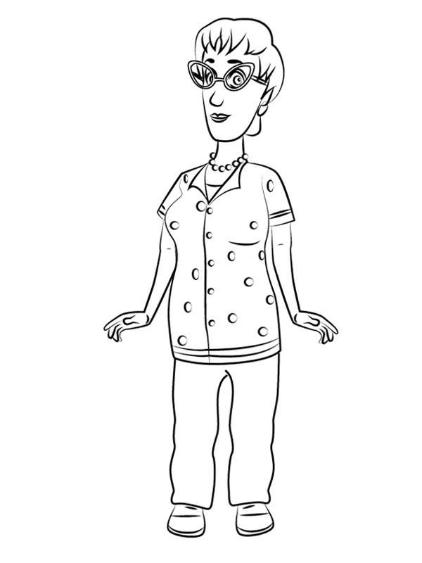 gwendolyn sam le pompier Coloriage gwendolyn sam le pompier Coloriage