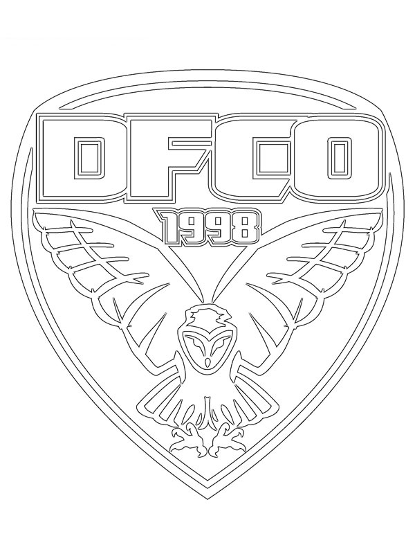 Dijon FCO Coloriage Dijon FCO Coloriage
