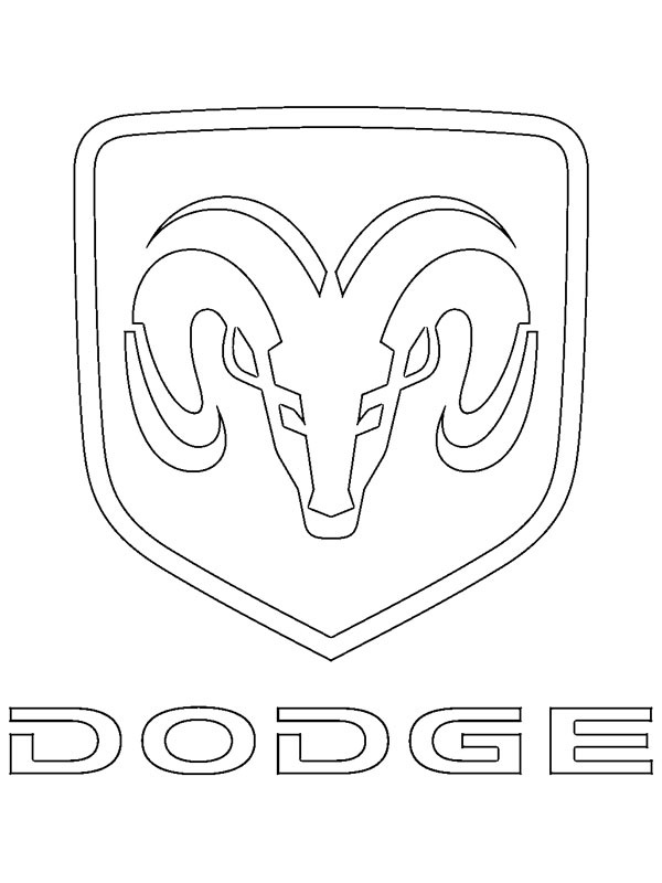 Logo Dodge Coloriage