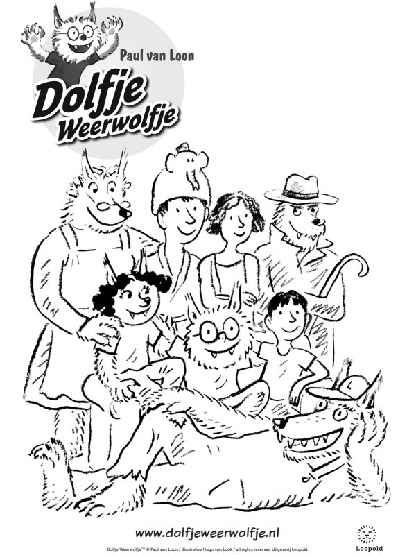 dolfje weerwolfje Coloriage