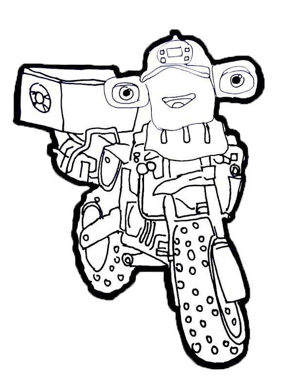 don hoopla ricky zoom Coloriage don hoopla ricky zoom Coloriage