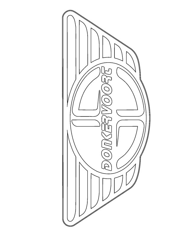 logo donkervoort Coloriage