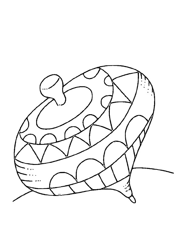 Toupie Coloriage Toupie Coloriage