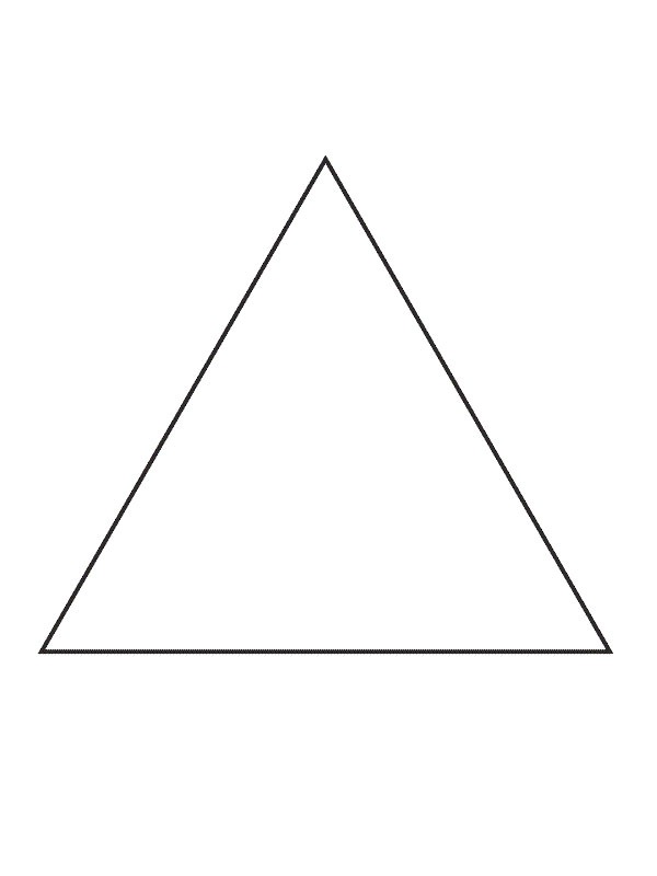 Triangle Coloriage Triangle Coloriage