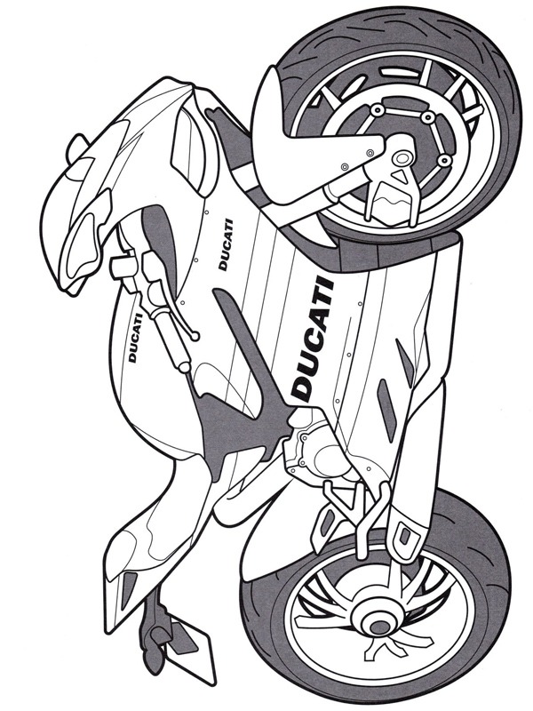 Ducati Panigale Coloriage Ducati Panigale Coloriage
