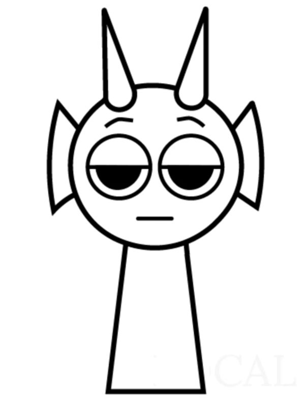 Durple Sprunki Coloriage Durple Sprunki Coloriage