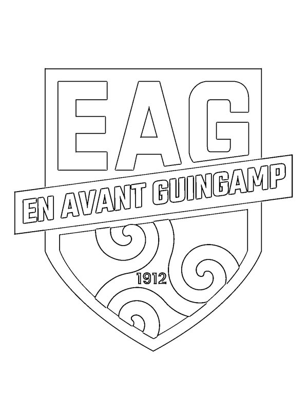 EA Guingamp Coloriage
