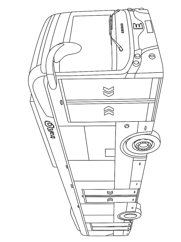 Ebusco Bus de ville Coloriage Ebusco Bus de ville Coloriage