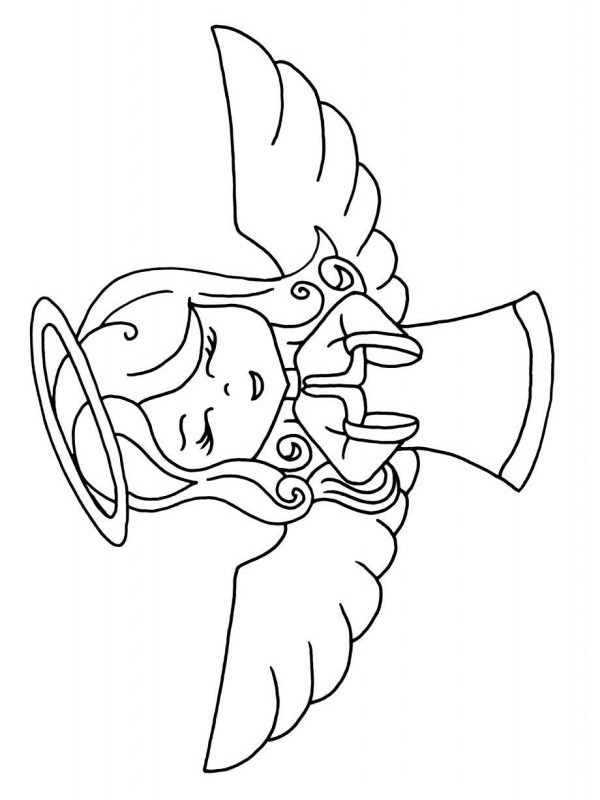 Ange Coloriage Ange Coloriage