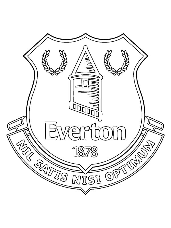 Everton FC Coloriage
