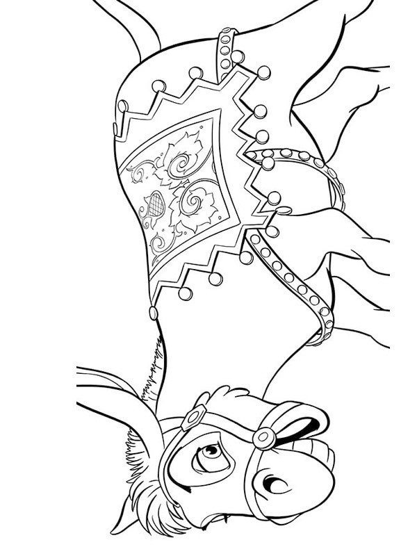 l'Âne-à-l'or Coloriage l'Âne-à-l'or Coloriage