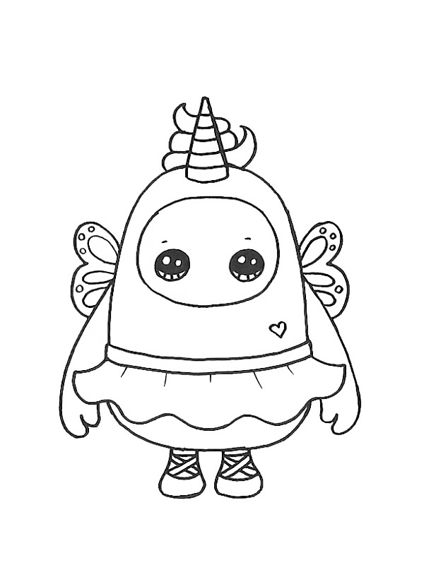 fairycorn de fall guys Coloriage fairycorn de fall guys Coloriage