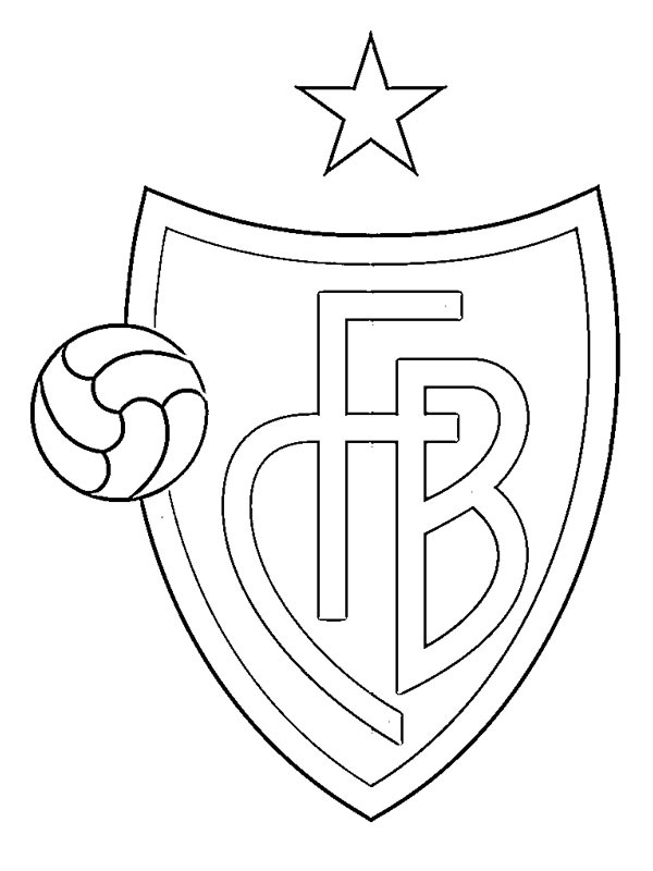 FC Bâle Coloriage
