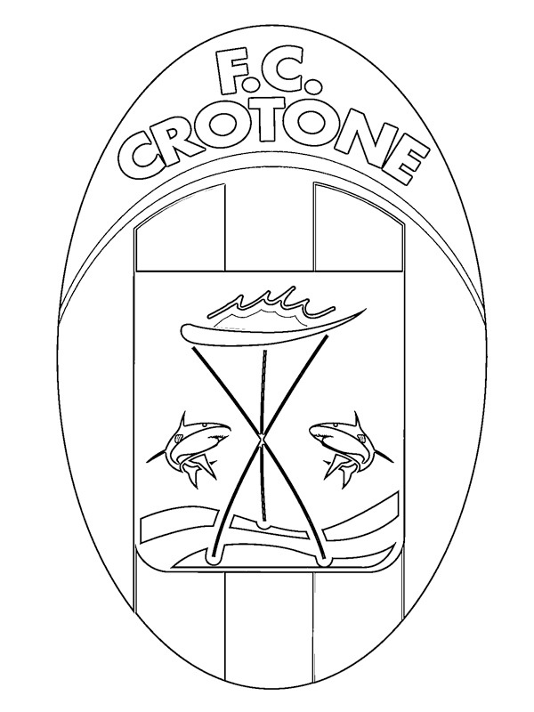 FC Crotone Coloriage