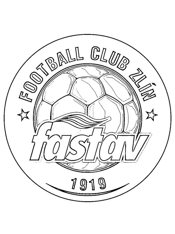 FC Fastav Zlín Coloriage