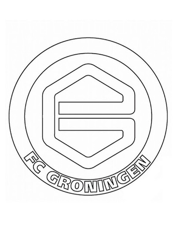FC Groningue Coloriage