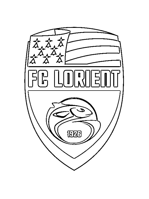 FC Lorient Coloriage