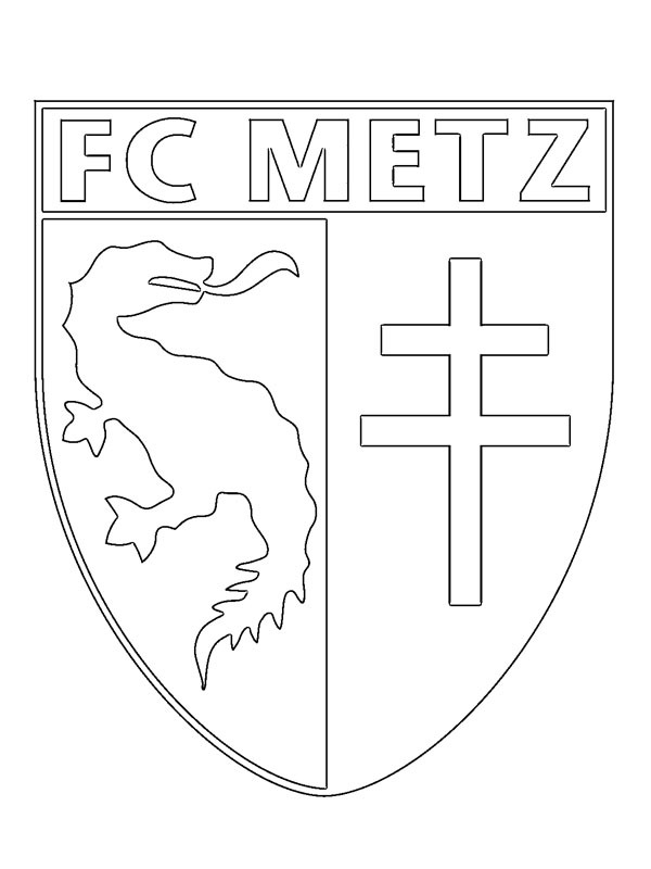 FC Metz Coloriage