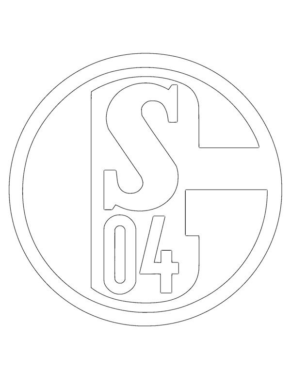 FC Schalke 04 Coloriage