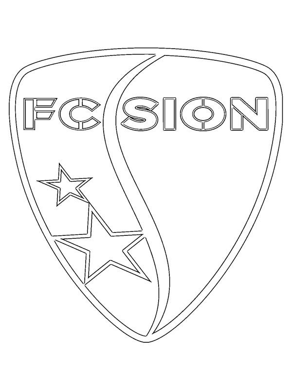FC Sion Coloriage
