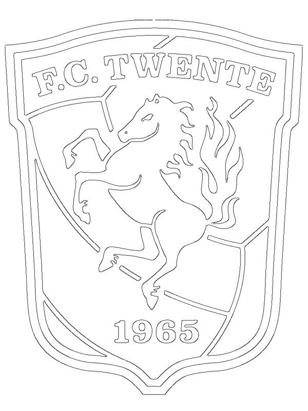 FC Twente Coloriage