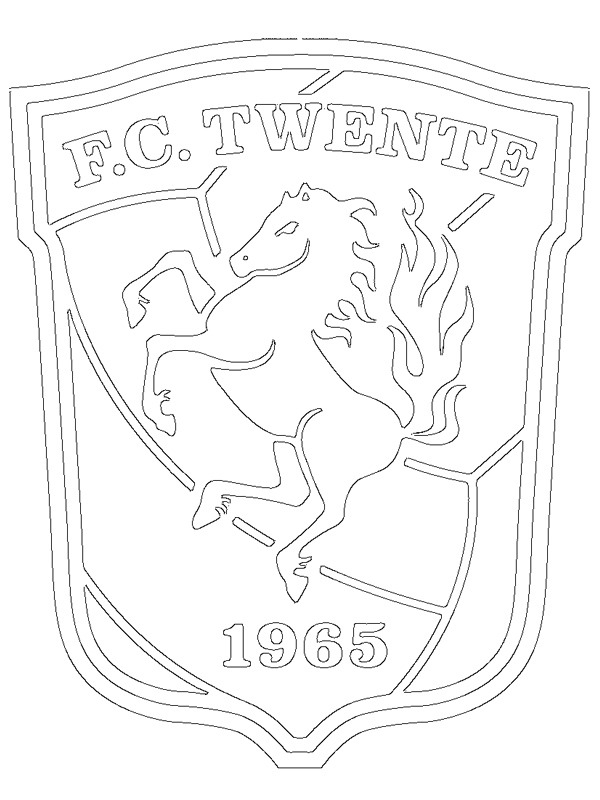 FC Twente Coloriage FC Twente Coloriage
