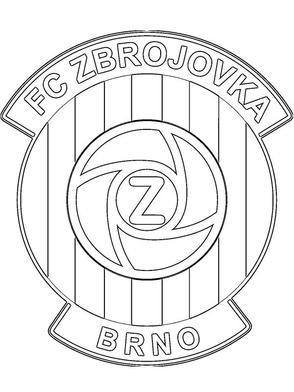 FC Zbrojovka Brno Coloriage
