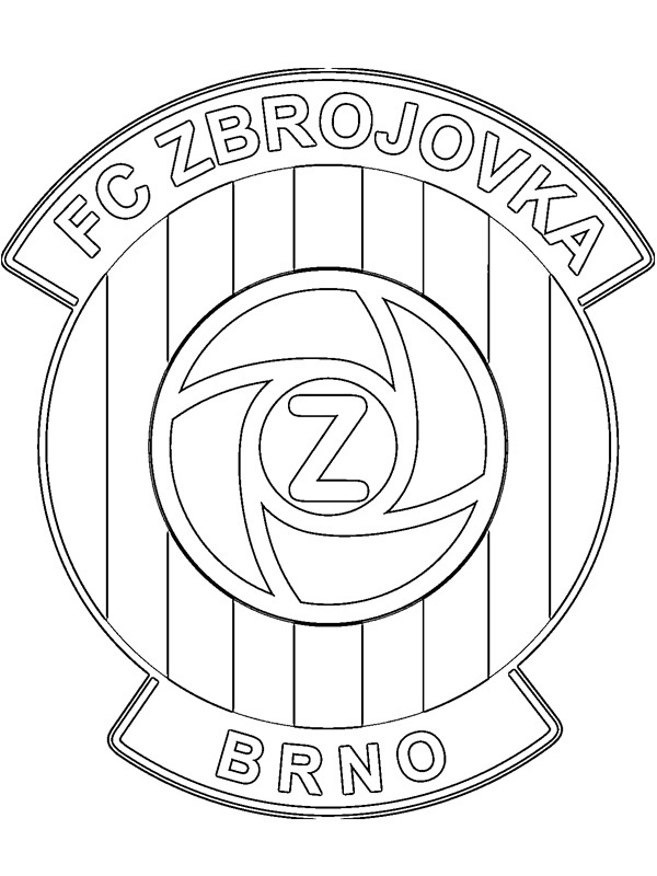 FC Zbrojovka Brno Coloriage FC Zbrojovka Brno Coloriage