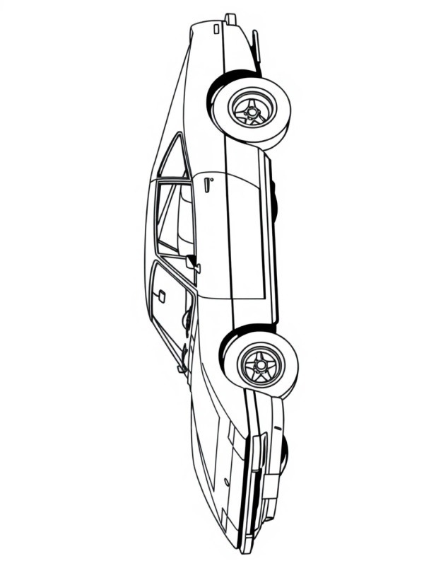 Ferrari 365 GTB/4 Daytona Coloriage Ferrari 365 GTB/4 Daytona Coloriage