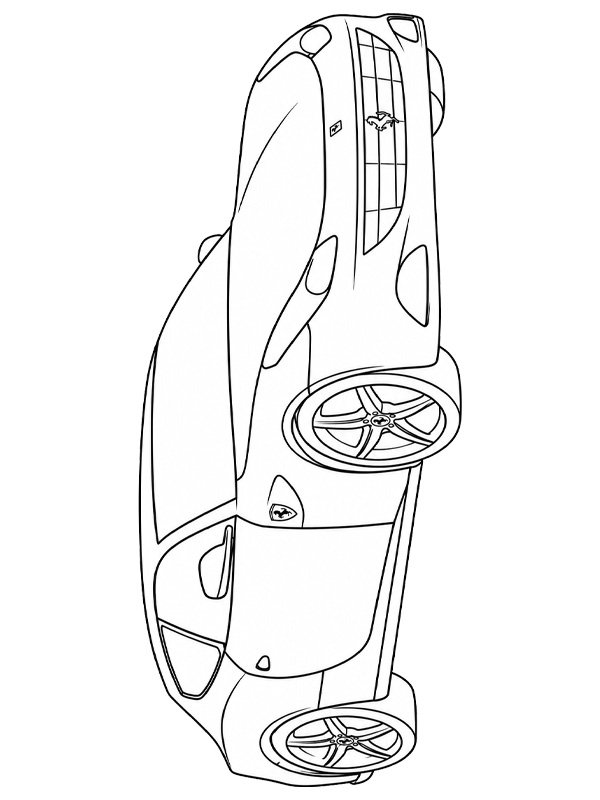 Ferrari FF Coloriage