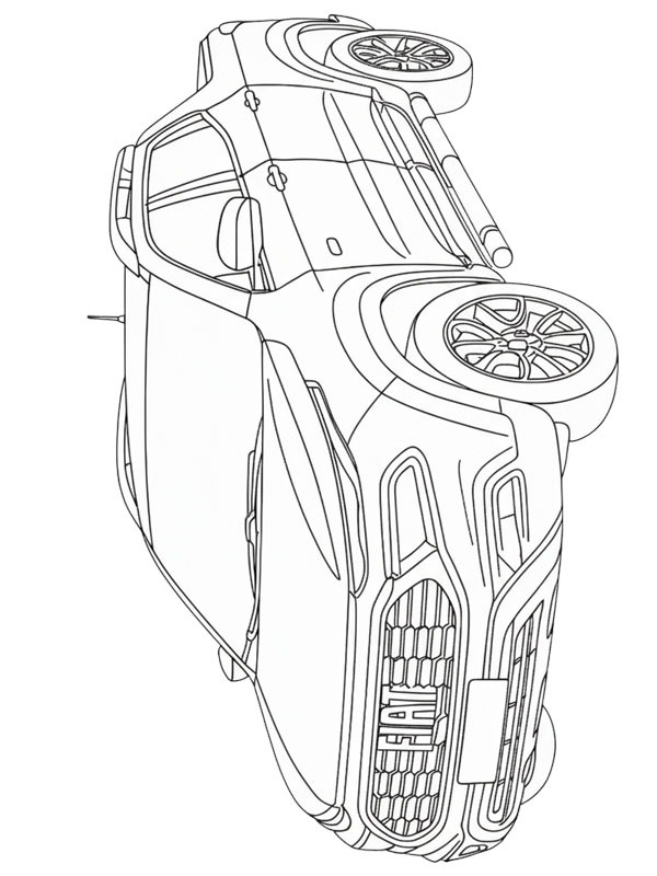 Fiat Toro Coloriage Fiat Toro Coloriage