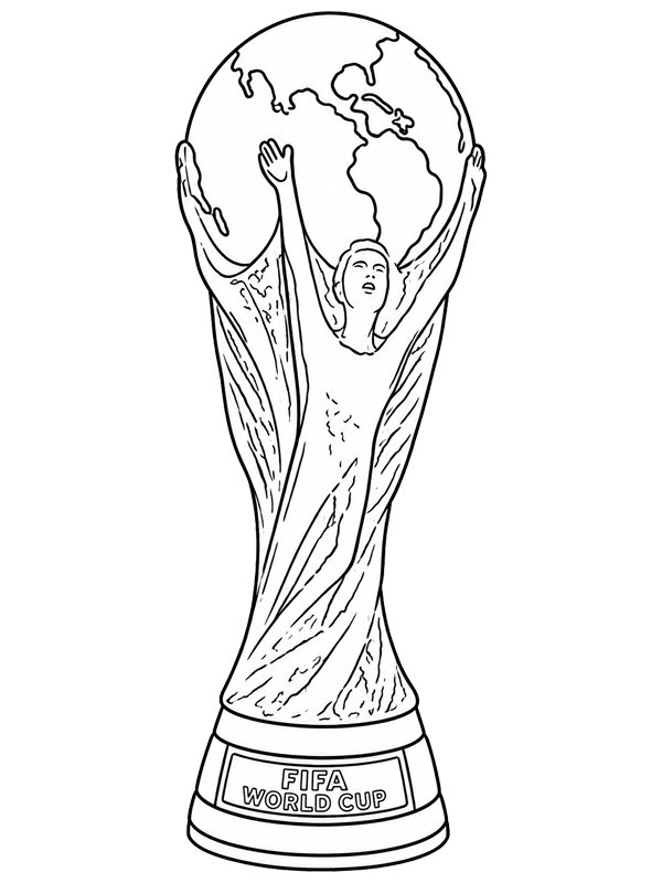 Coupe du Monde FIFA 2026 Coloriage