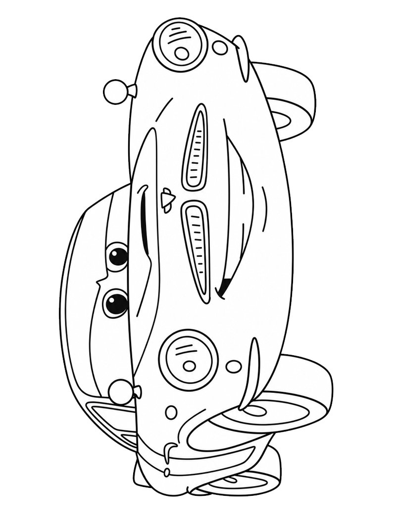 Finn Mac Missile (Cars 2) Coloriage Finn Mac Missile (Cars 2) Coloriage
