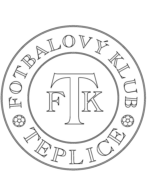 FK Teplice Coloriage FK Teplice Coloriage