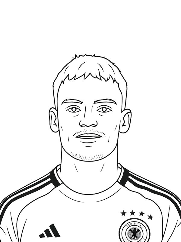 Florian Wirtz Coloriage Florian Wirtz Coloriage