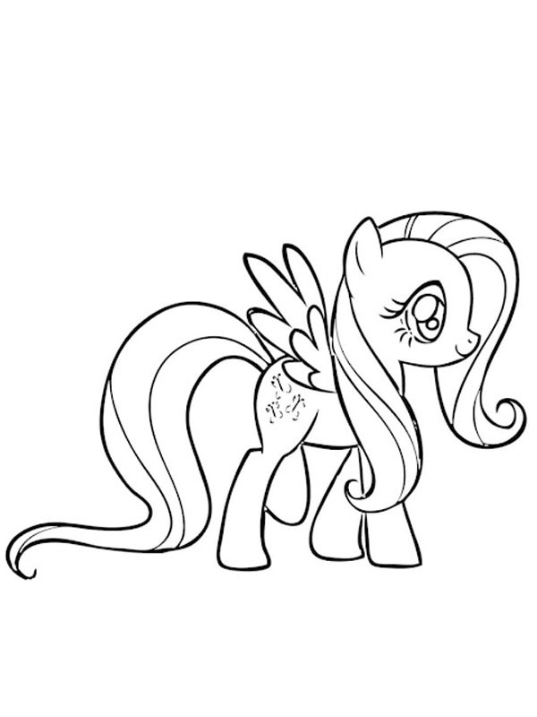 Fluttershy (My Little Pony) Coloriage