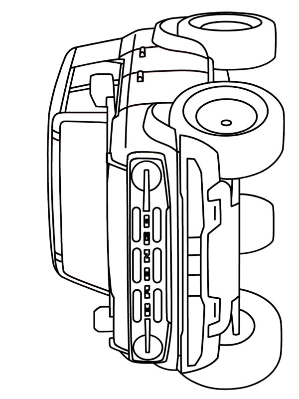 Ford Bronco Coloriage Ford Bronco Coloriage