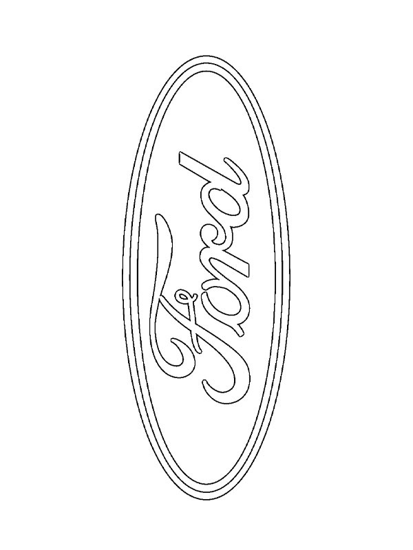 Logo Ford Coloriage